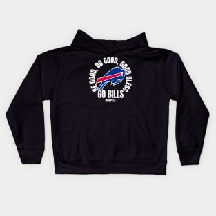 Vintage - Be Good Do Good God Bless Go Bills Kids Hoodie